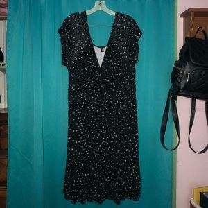 TORRID Faux Wrap Star Skater Dress